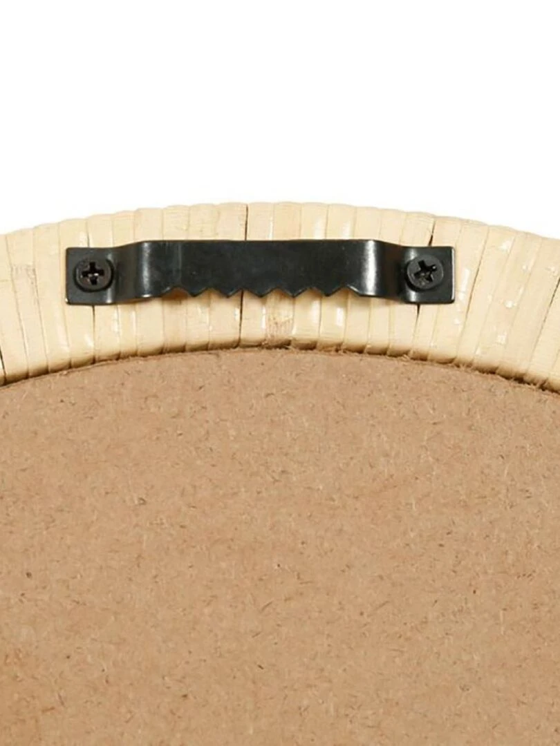 Miroir rotin souris   Beige