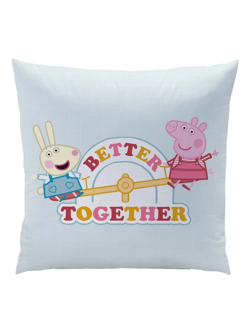 Coussin imprimé 100% polyester PEPPA PIG SEASON Rose