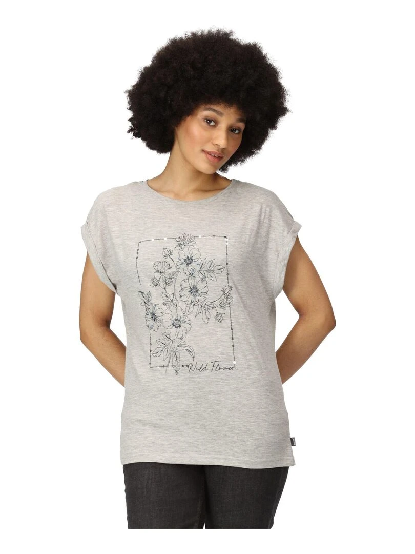 Regatta   T shirt ROSELYNN   Gris moyen