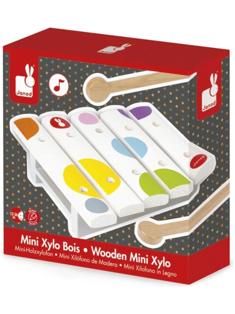 Mini Xylophone En Bois Confetti N/A