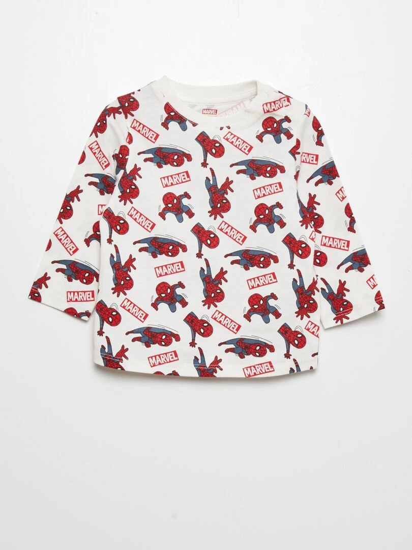 Lot de 2 t shirts 'Spider Man' Rouge