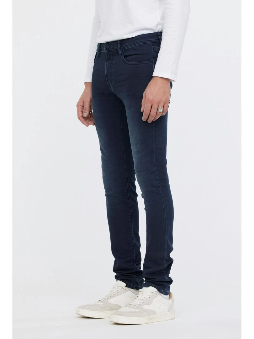 Lee Cooper Jean coton slim LC128ZP Bleu foncé