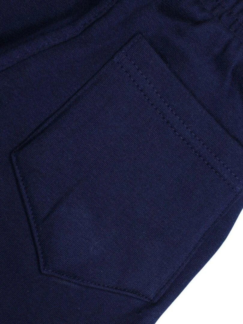 Lee Cooper   Pantalon garçon imprimé logo en coton   Bleu marine