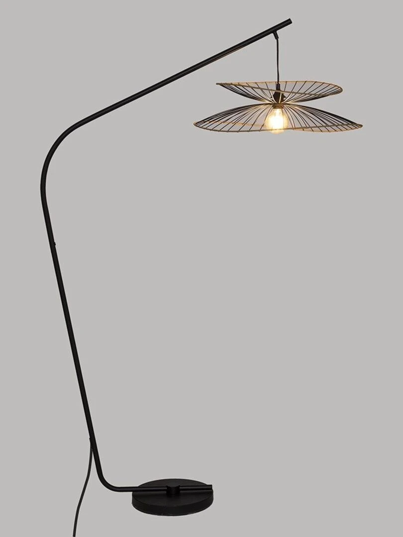 Lampadaire arc Alara noir H177   Noir
