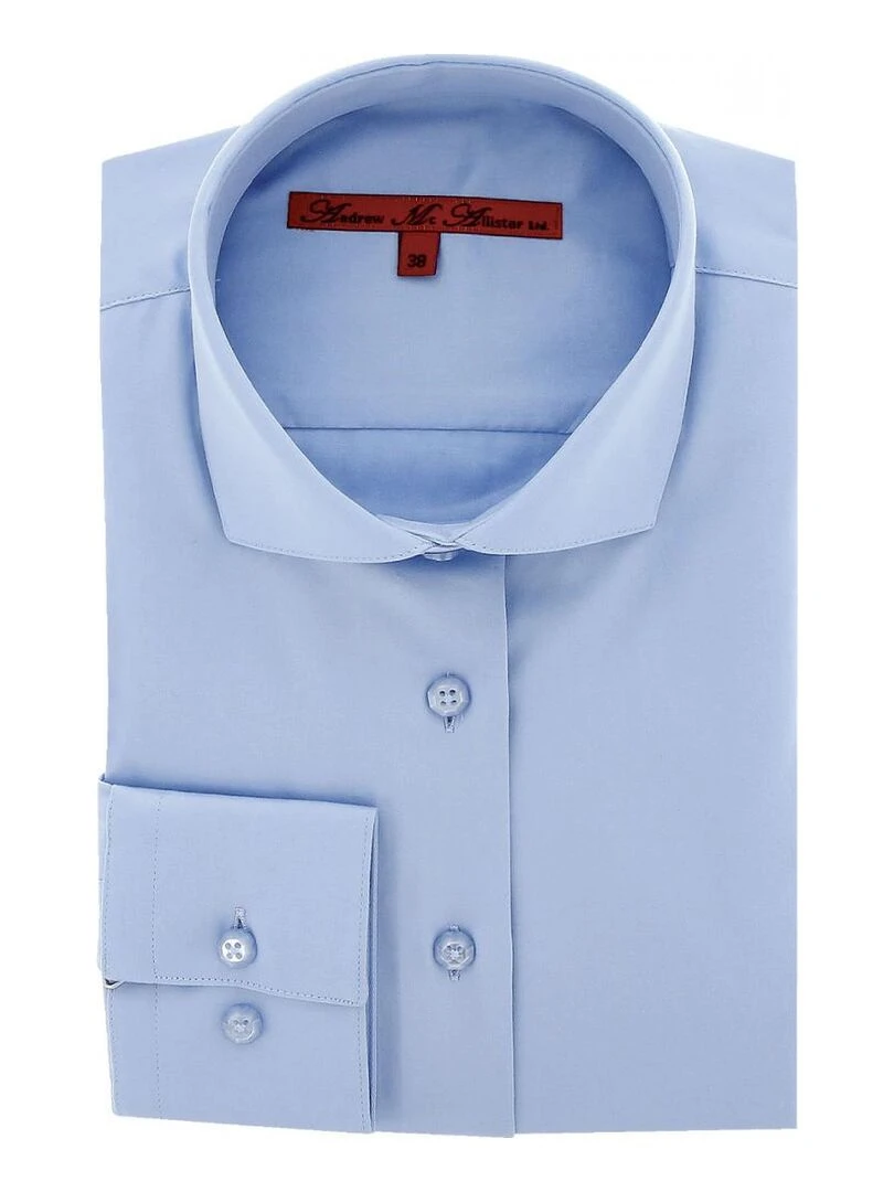 Chemise unie CORRIE Bleu