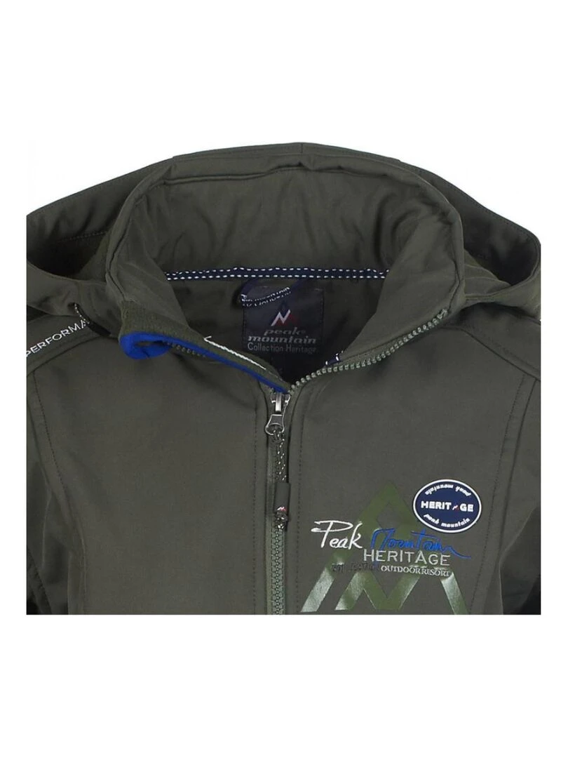Blouson softshell femme AMONT   PEAK MOUNTAIN   Kaki