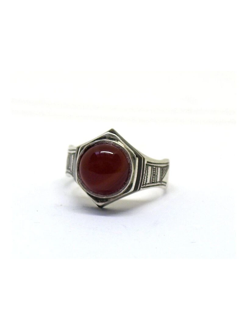Bague touareg hexagonale touareg Bijoucolor Argent