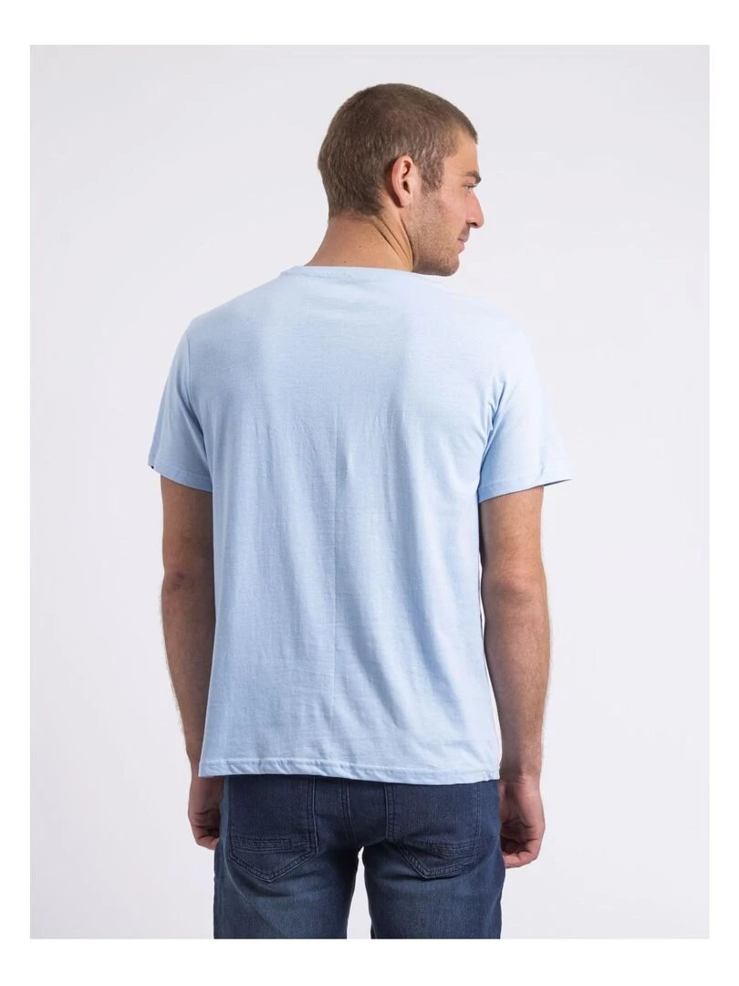 T shirt col rond NIRALVINO   Bleu ciel