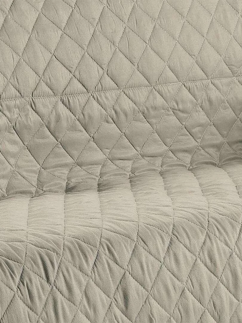 Protège canapé 3 places 255x175 cm argile   Beige
