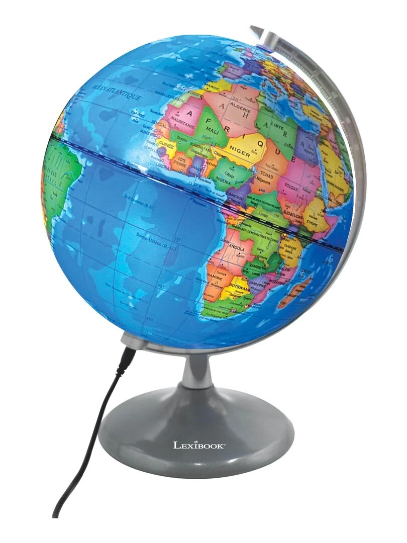 Globe Jour Et Nuit Lumineux – S’illumine Avec La Carte Des Constellations N/A