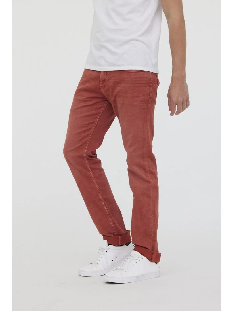 Lee Cooper   Pantalon coton straight JIM   Orange