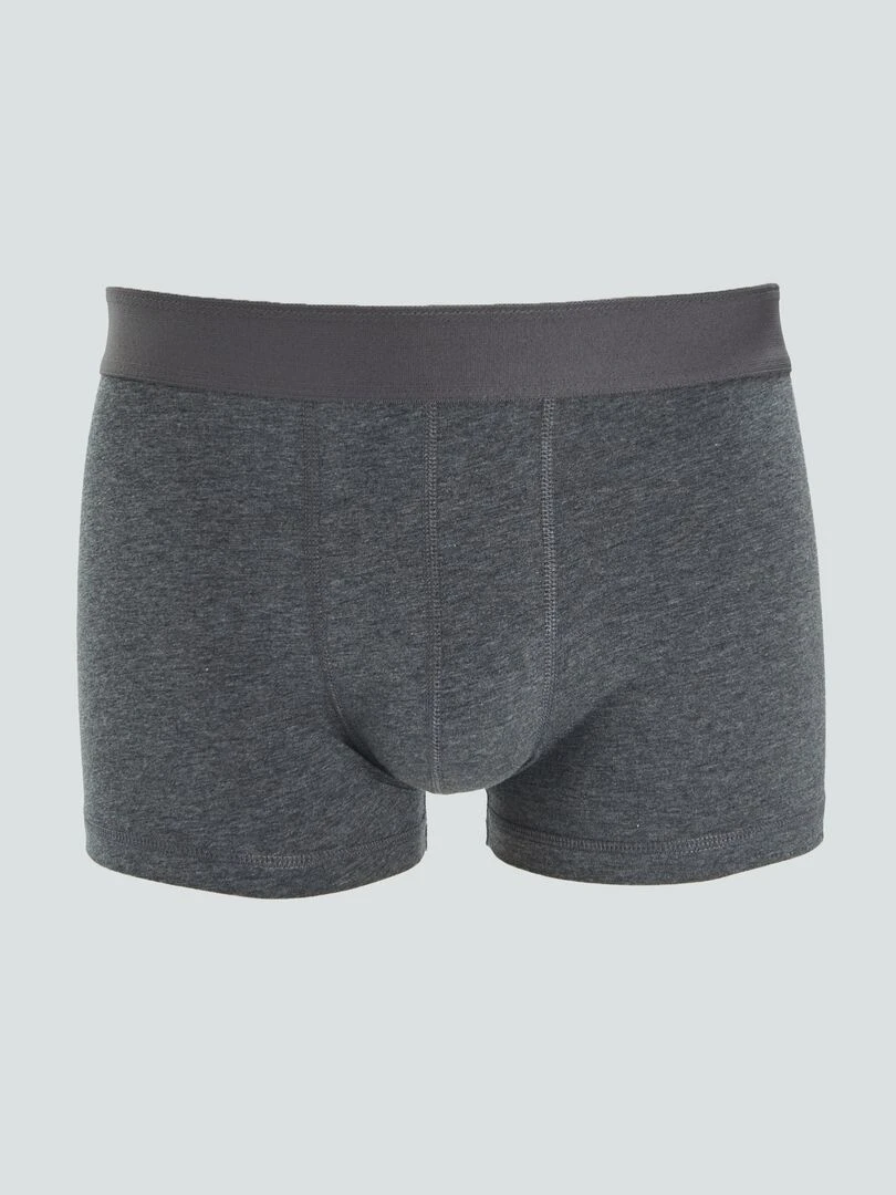 Lot de 3 boxers unis   Vert/gris