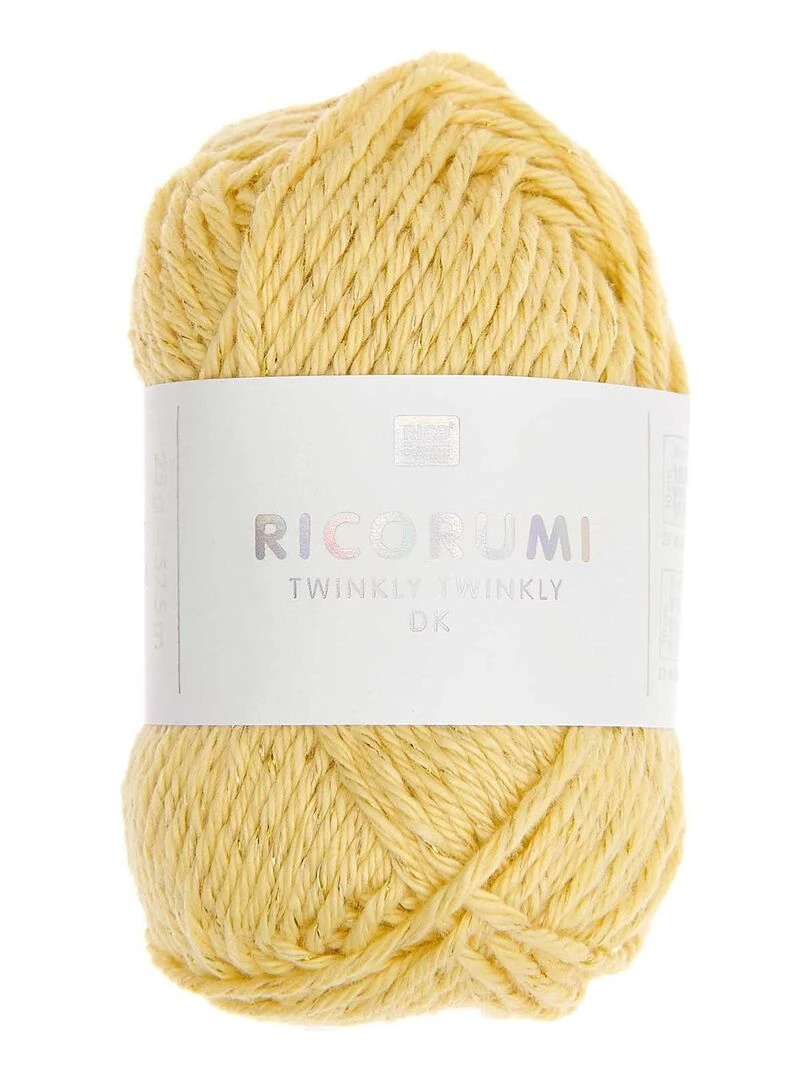 Pelote de coton Ricorumi 25 g Jaune N/A