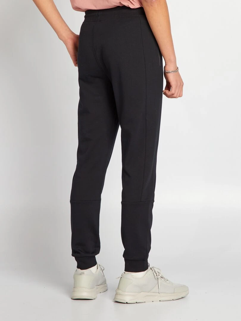 Pantalon de jogging à détails contrastés   noir