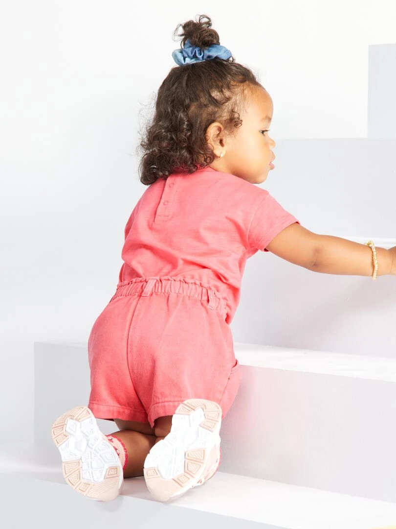 T shirt avec imprimé   Rose
