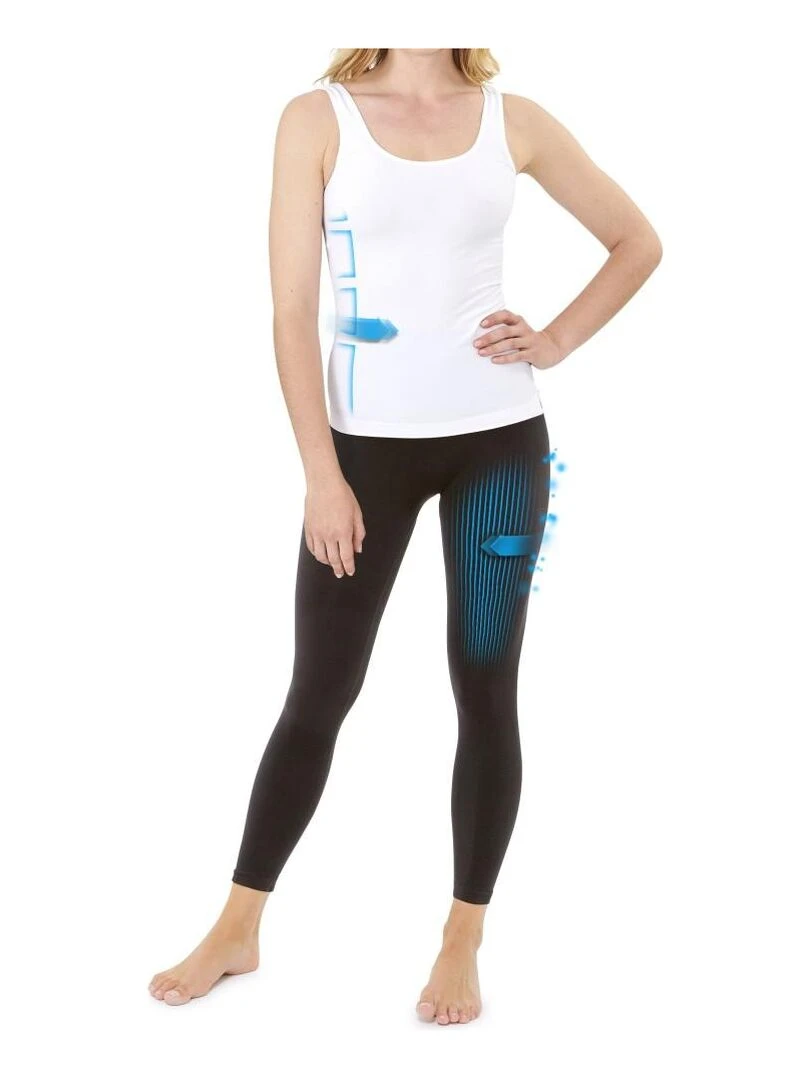 Ensemble technique legging minceur et top Cellutex Blanc