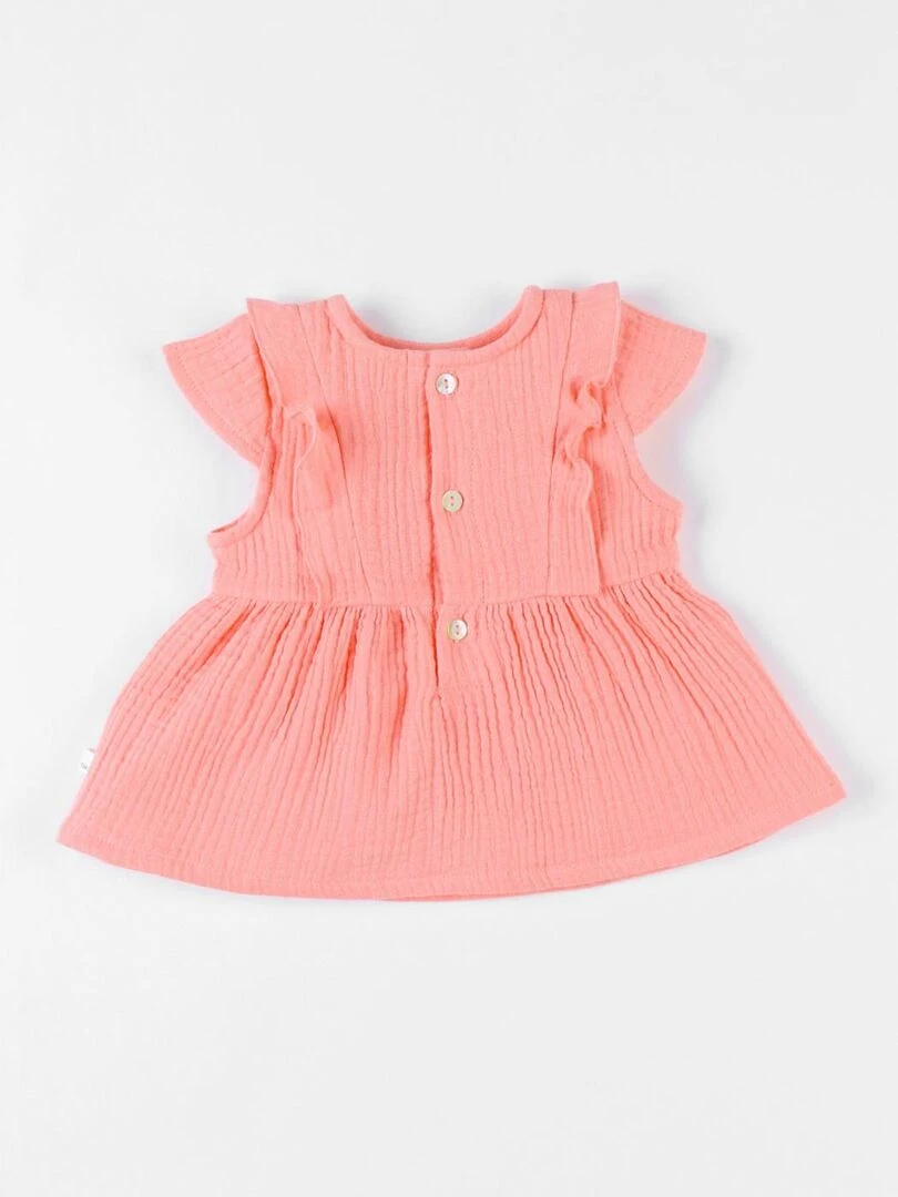 Blouse à manches courtes    Noukie's   Rose