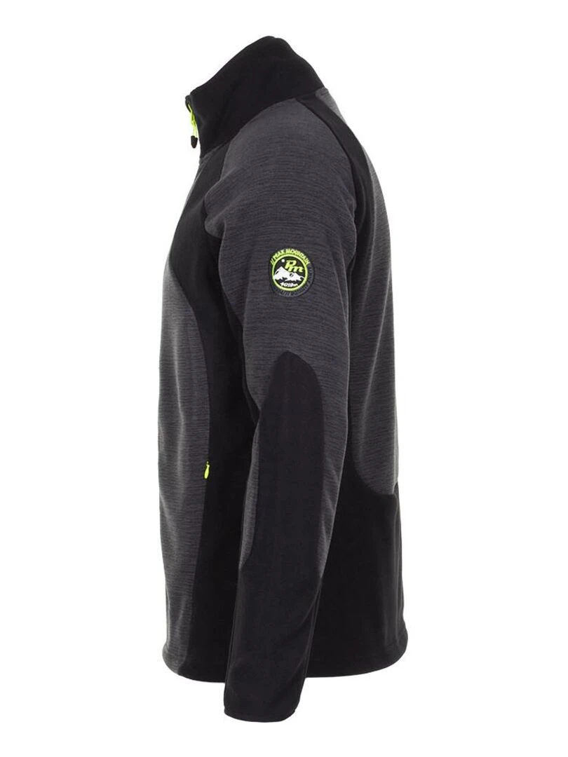 Polaire homme CECUT   PEAK MOUNTAIN   Noir Noir