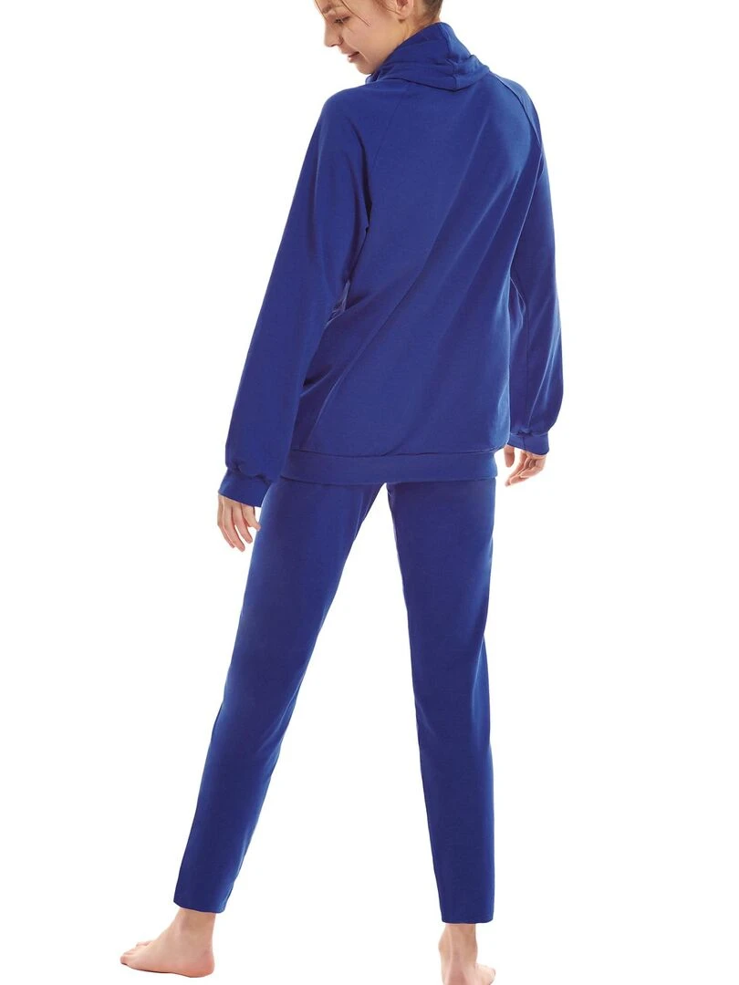 Pyjama leggings top manches longues Starlight Bleu