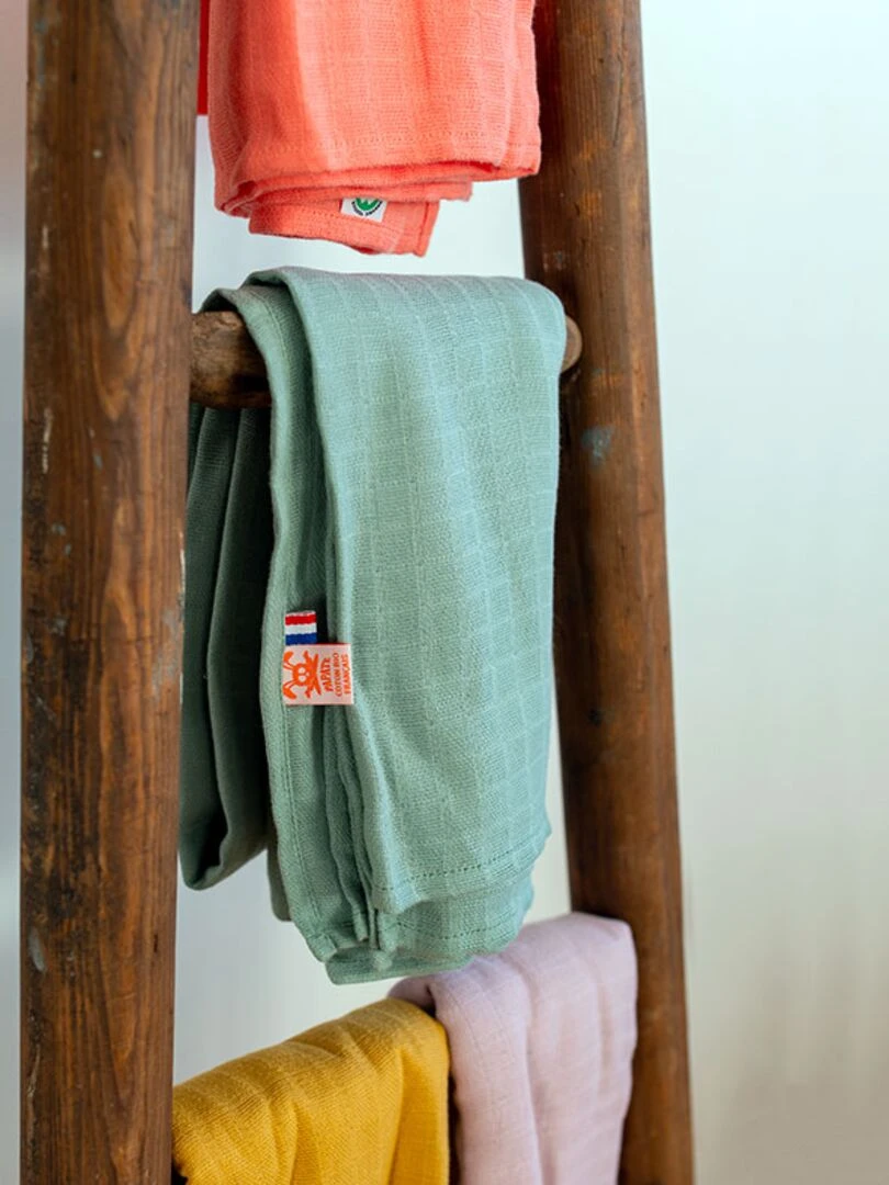 Maxi Lange En Coton Bio Vert   Vert