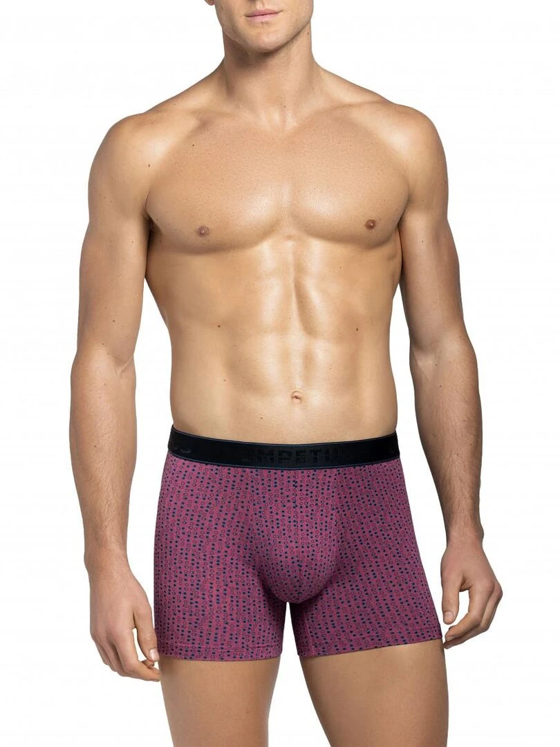 Boxer Bodiguel à pois Rose