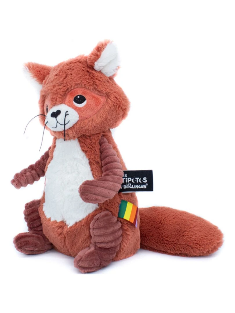 Peluche Les Ptipotos Netoitou le raton laveur terracotta (26 cm)   Marron