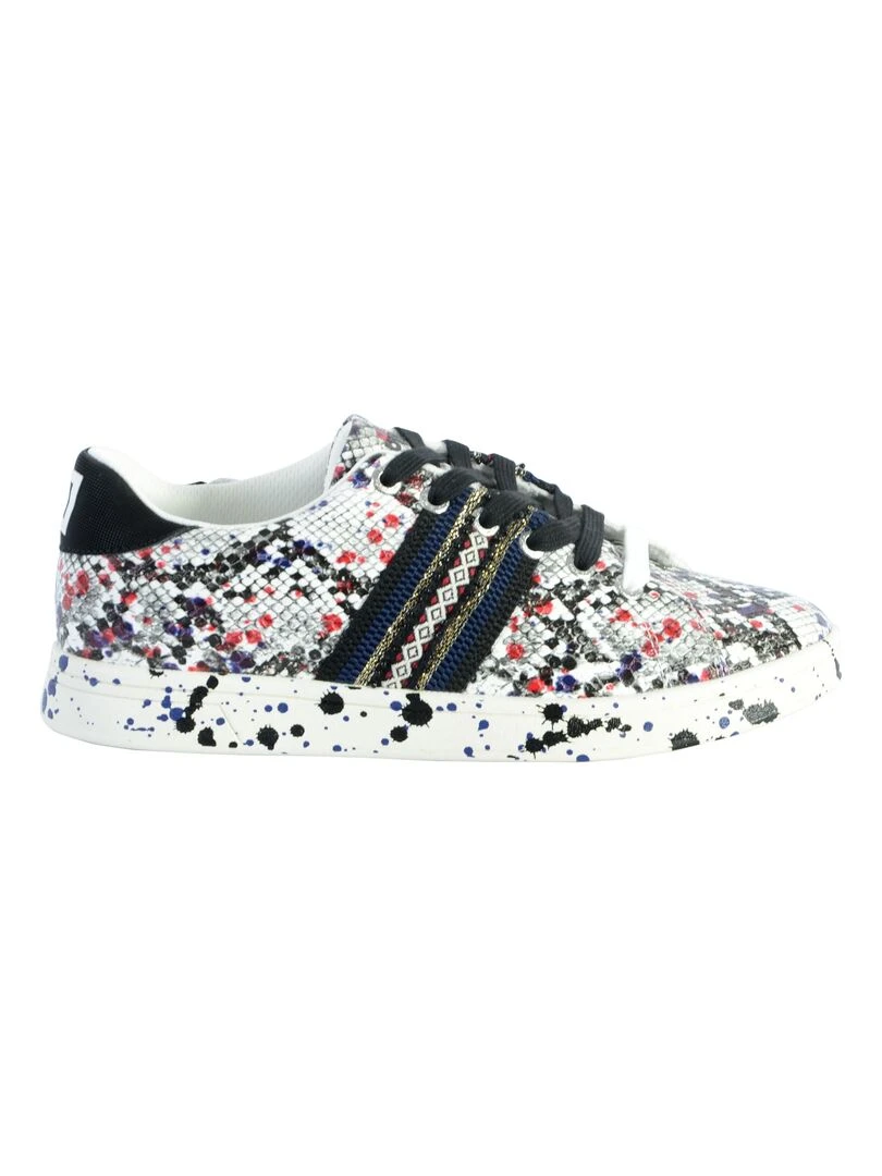 Basket Desigual Cosmic Snake Splatter Noir
