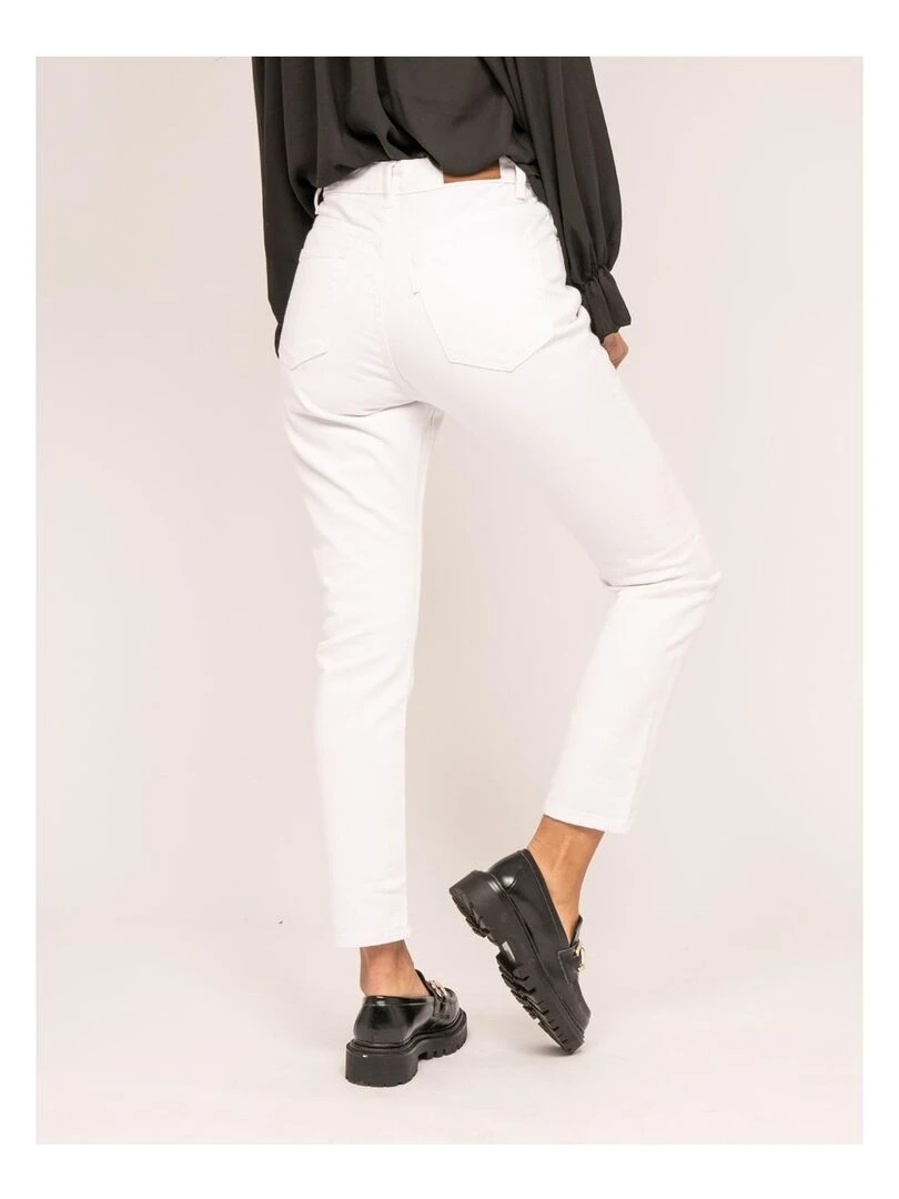 Jean slim EQUATEUR Blanc