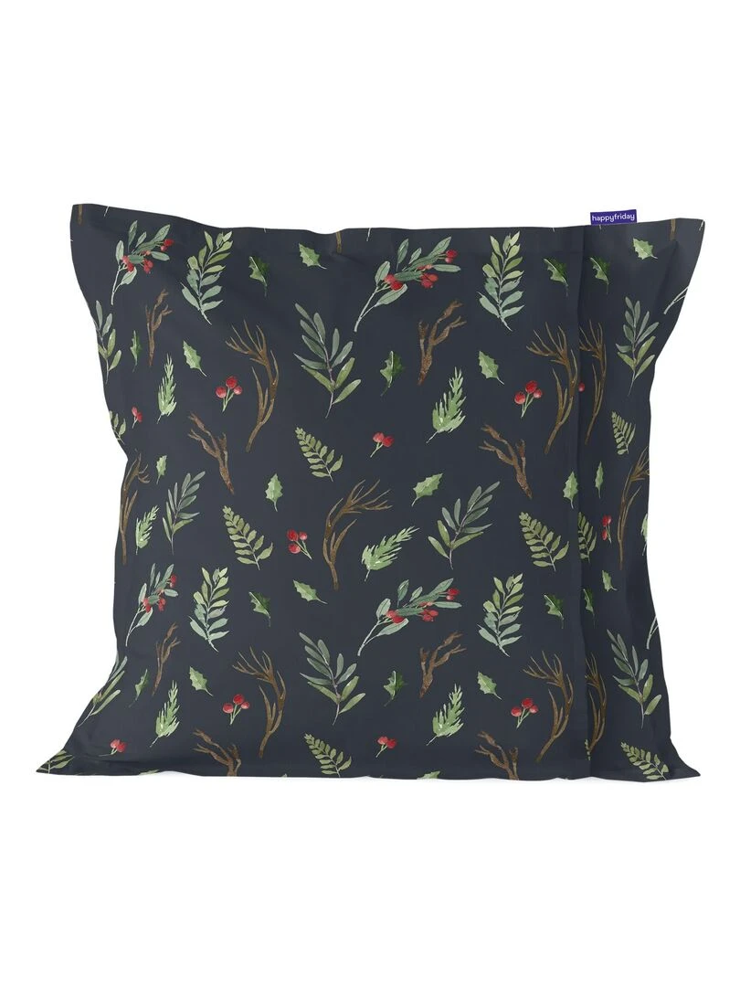 Housse de coussin Chinoiserie "Happyfriday"   Blanc