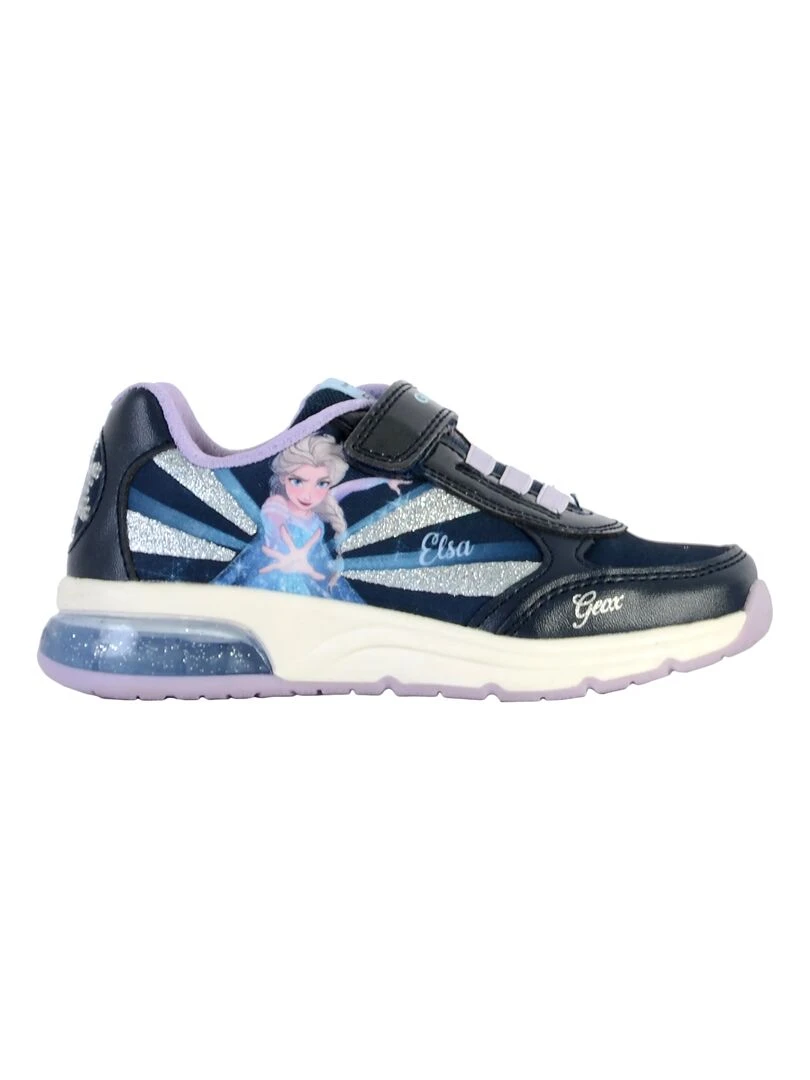 Basket à lacet Enfant Geox Spaceclub J258VB Bleu
