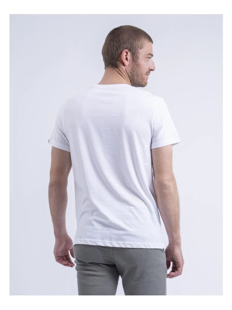 T shirt col rond NUSKINO Blanc