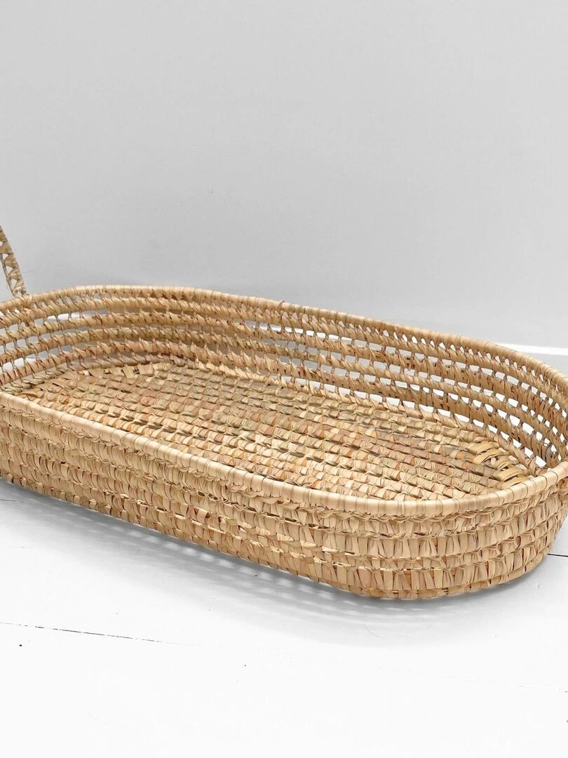 Panier à langer Osier ovale   Beige