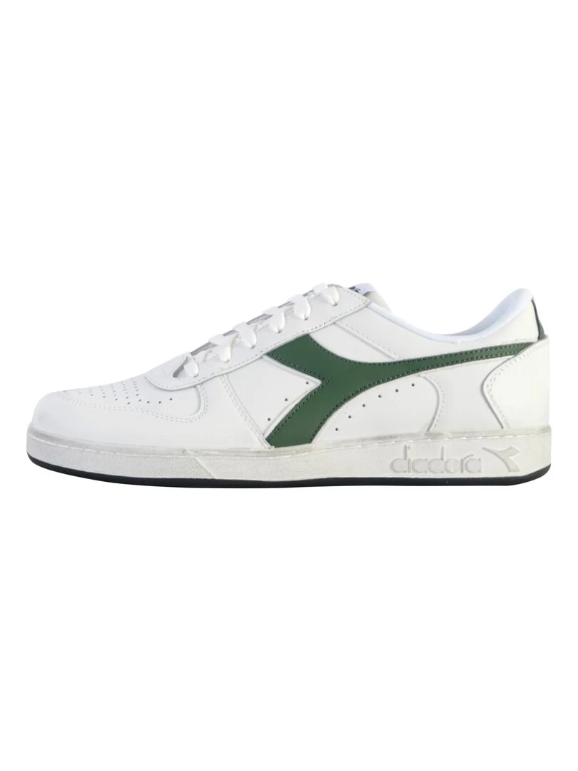 Basket Cuir Diadora Magic Low Icona Blanc