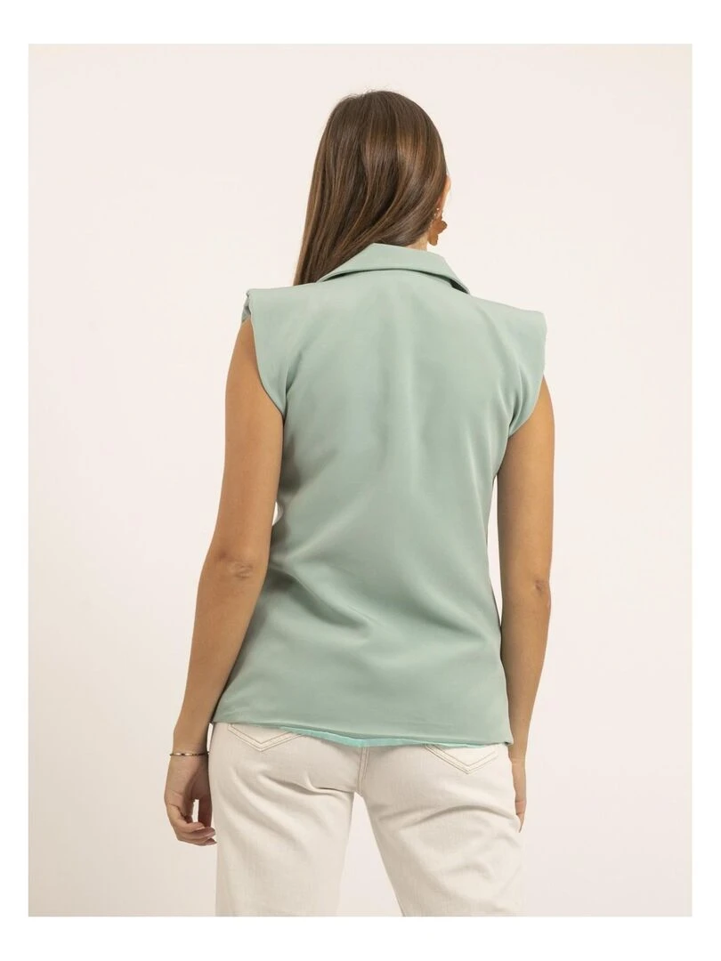 Blazer sans manches UVIDA Vert d'eau