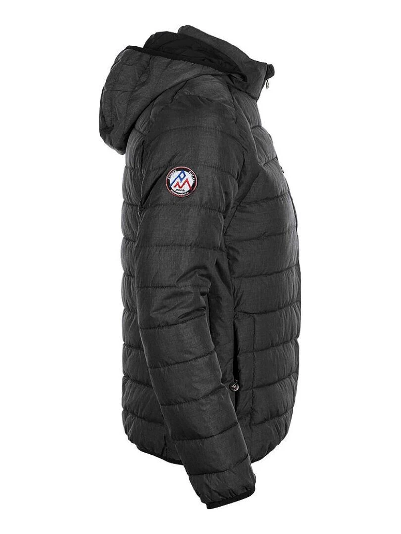 Doudoune de ski garçon ECENZO   PEAK MOUNTAIN   gris anthracite
