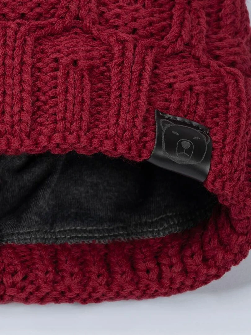 Ensemble Snood Bonnet Maribel   Made in UE   Bordeaux