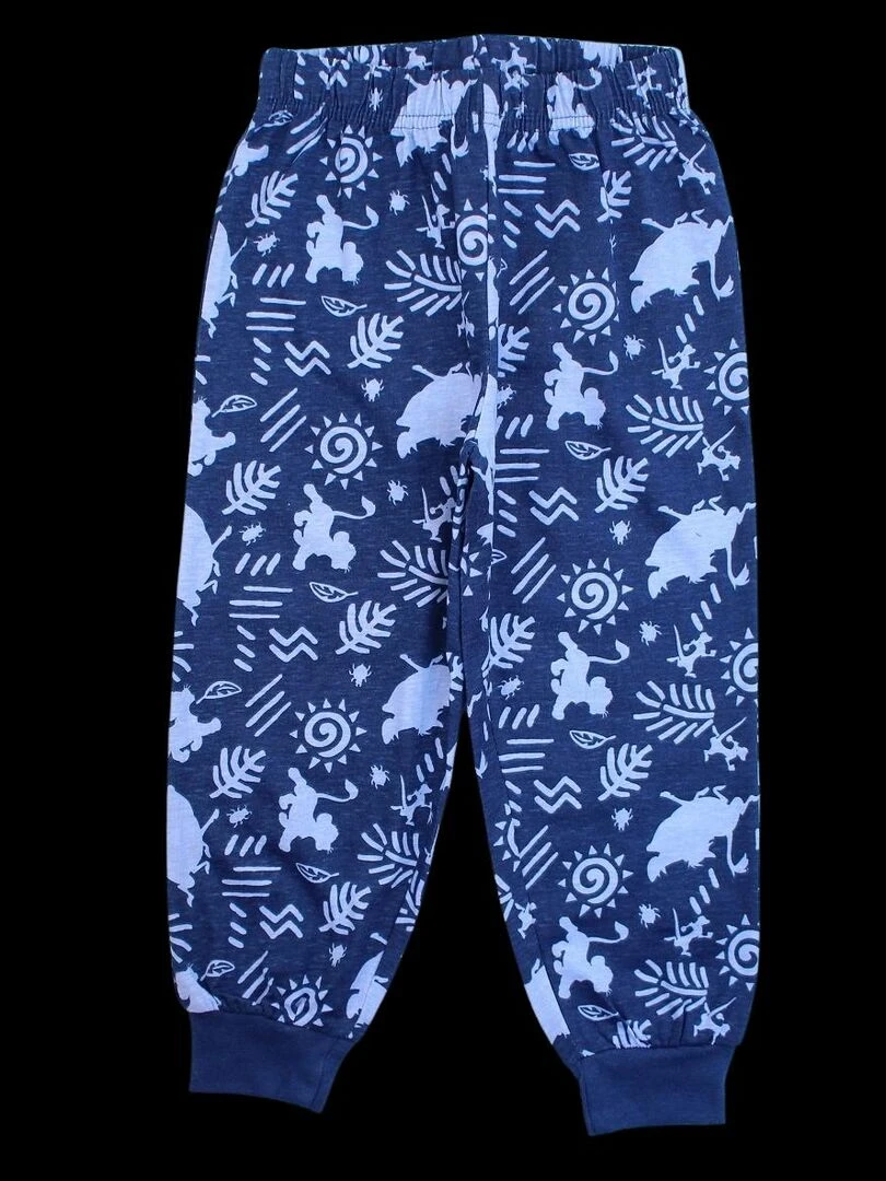 Disney   Pyjama garçon imprimé Le Roi Lion en coton   Bleu