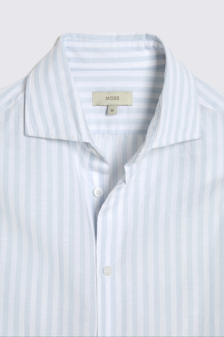 Sky Short Sleeve Washed Oxford Shirt   Buy Online at Moss
