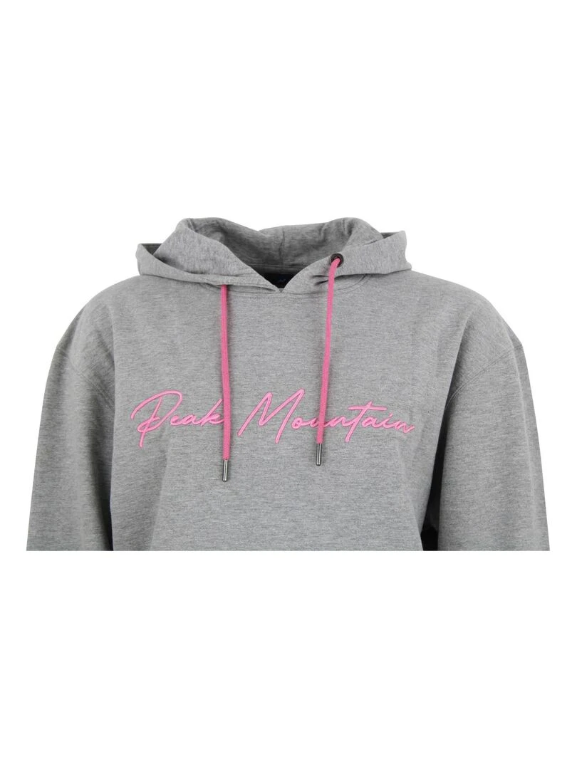 Sweat à capuche femme ALAUREN   Gris