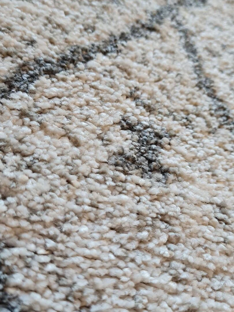 Tapis berbère style ESSAOUER OEKO TEX® Ecru