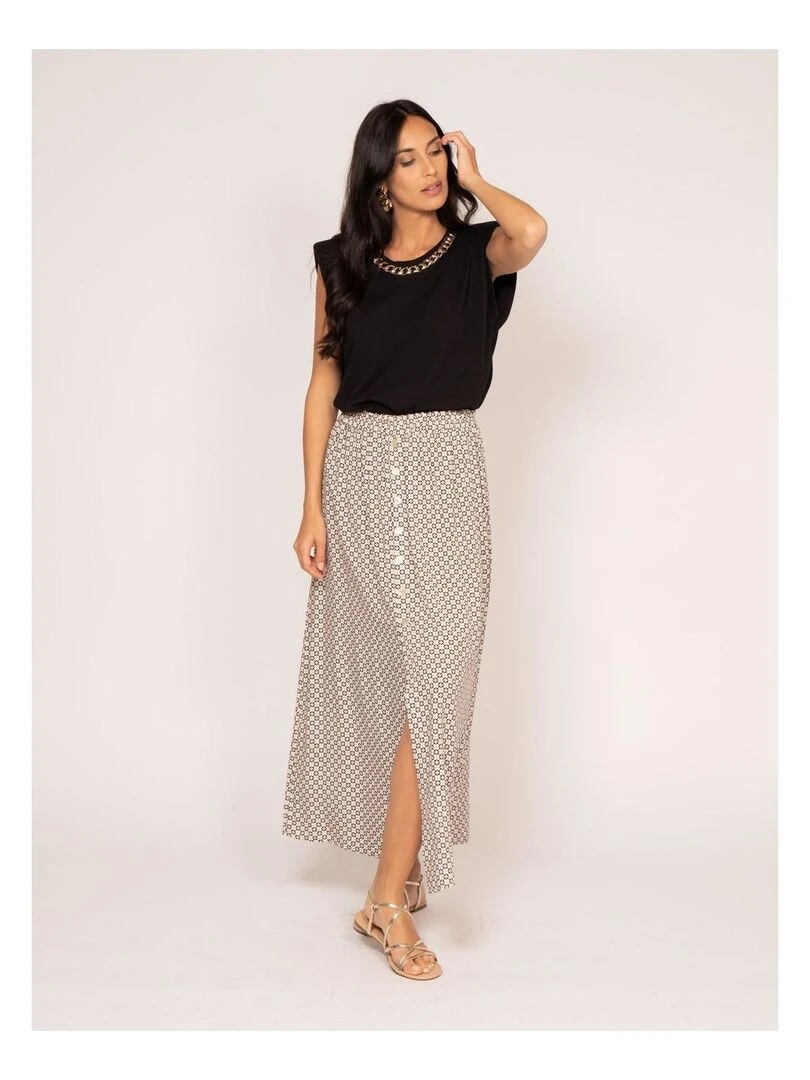 T shirt sans manches FEMA   Noir