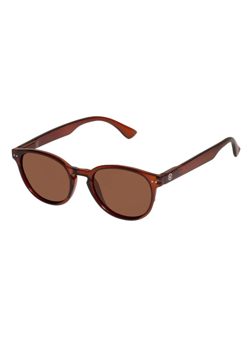Lunettes de soleil recyclées Mixte Café Marron cappuccino