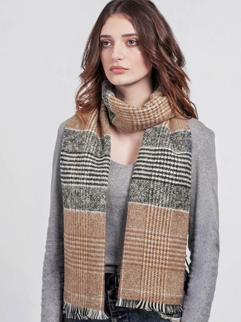 Echarpe Fonza   Fabriqué en France   Orange