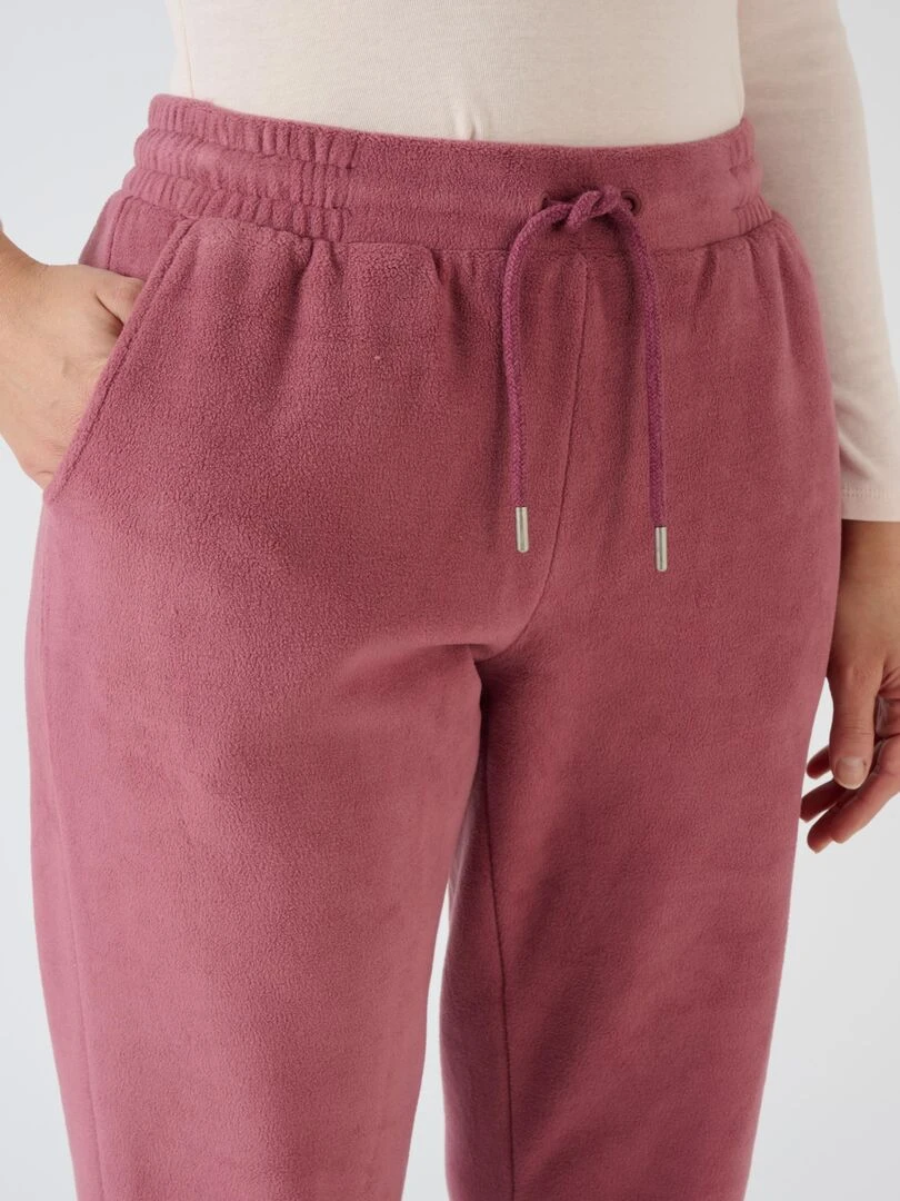 Pantalon en maille micropolaire Happy D. by Damart Rose