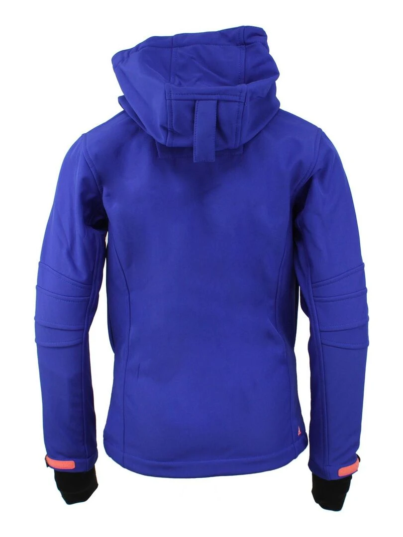 Blouson softshell fille GAMALA PEAK MOUNTAIN Bleu