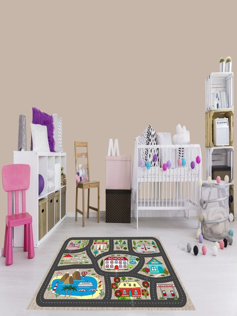 Tapis Circuit de Voiture   Beige   Beige