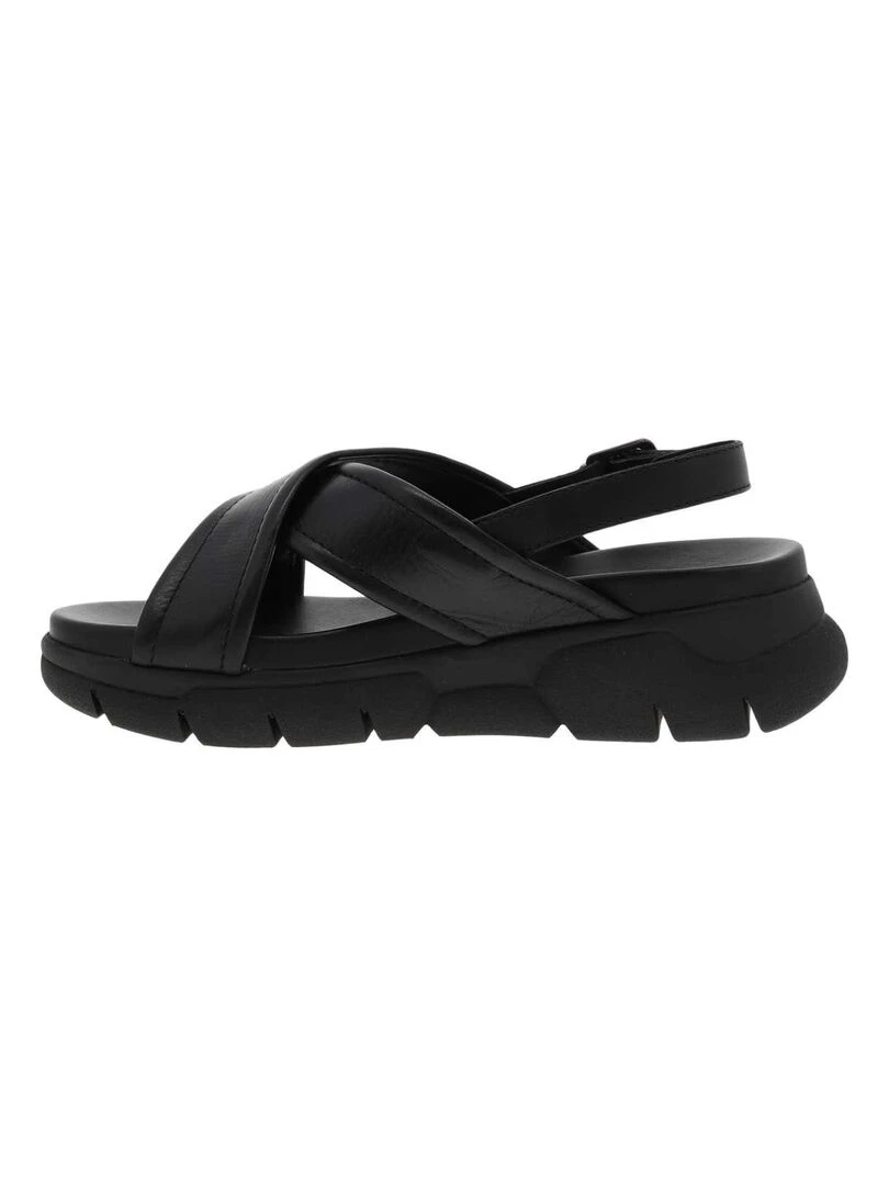 MARCO TOZZI   Nu pieds cuir   Noir