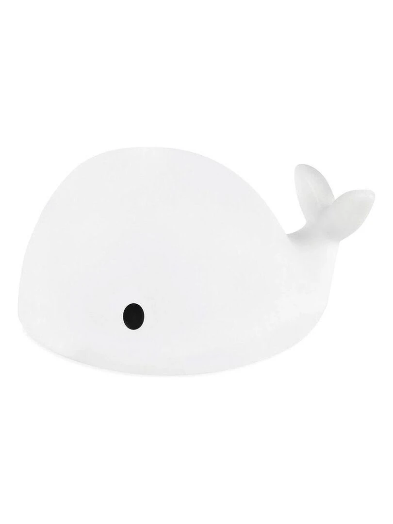 Veilleuse tactile baleine Moby (15 cm) Blanc