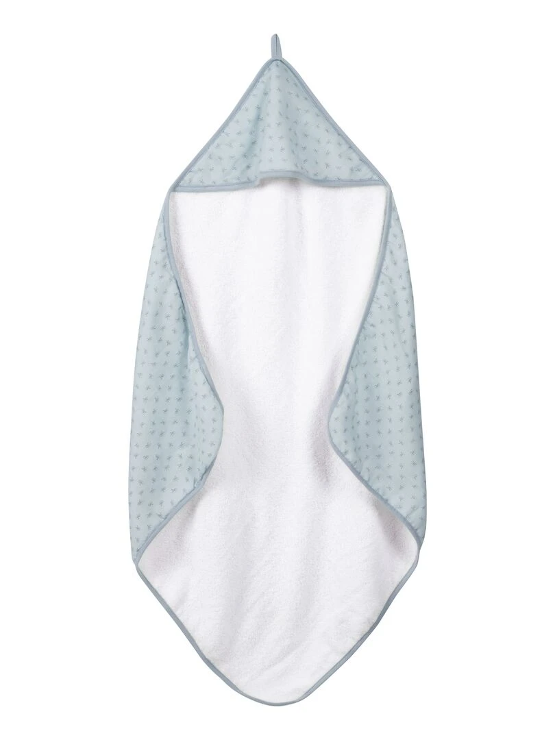 Cape de Bain Bébé "Lil Planet" 100% Coton bio OEKOTEX 'ROBA' Bleu clair