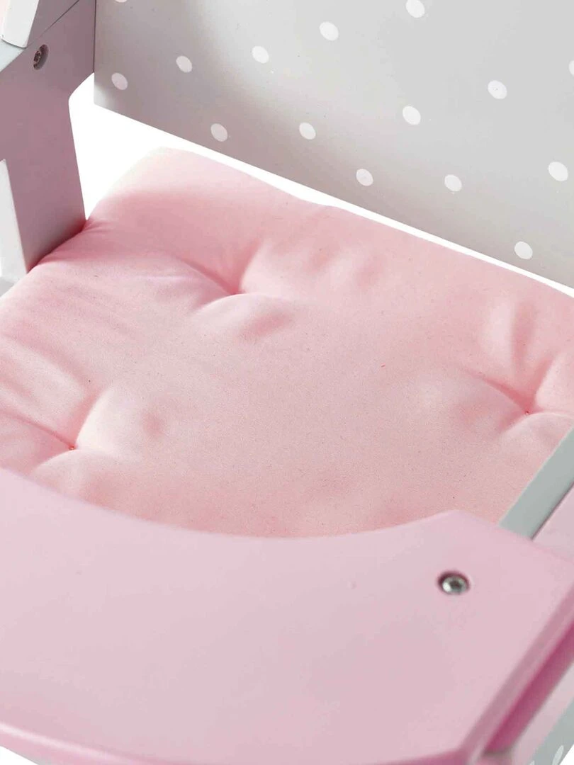 Chaise haute poupon poupée Polka Dots Princess mobilier en bois jeux TD 0098AG   N/A